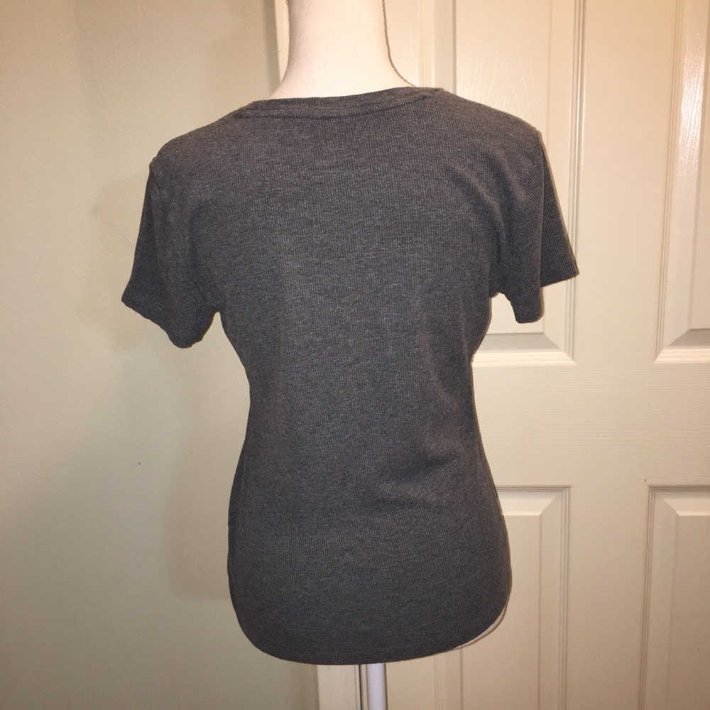 NINE WEST Ribbed Tee - Picture 5 of 8
